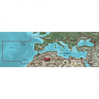 Карта GARMIN Южная Европа g3 Vision VEU723L Карта GARMIN Южная Европа g3 Vision VEU723L