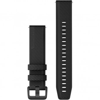 Ремешок GARMIN QUICK RELEASE BANDS (20 MM) BLACK WITH BLACK STAINLESS STEEL HARDWARE Ремешок GARMIN QUICK RELEASE BANDS (20 MM) BLACK WITH BLACK STAINLESS STEEL HARDWARE